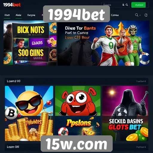 Oferta de jogos disponíveis na plataforma 1994bet